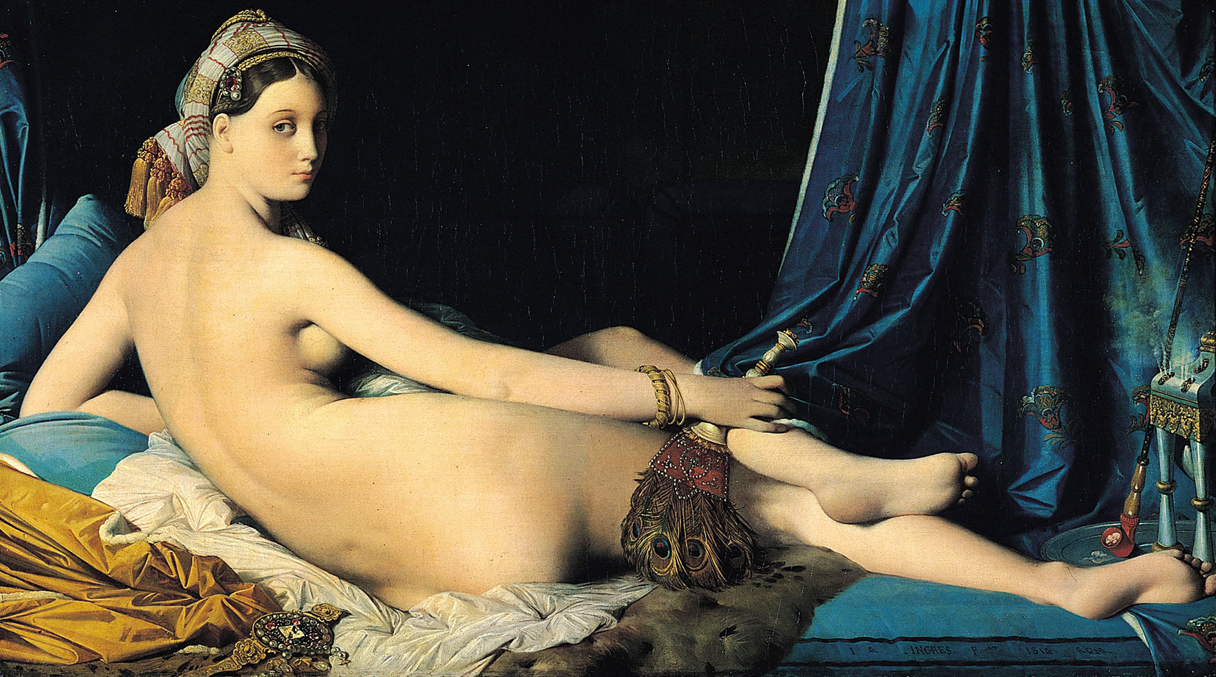 Image with La Grande Odalisque blog Thom Puckey